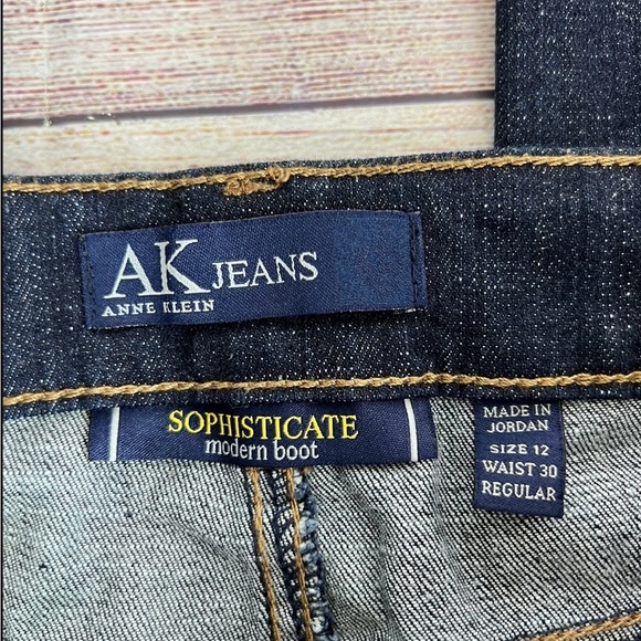 AK Anne Klein Modern Boot Jeans 12 - Picture 4 of 7